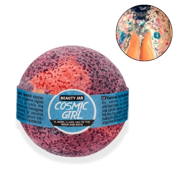 Tříbarevná kouzelná bomba do koupele | COSMICGIRL