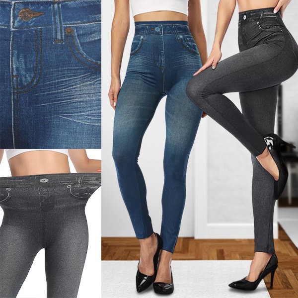 Džínové legíny | FITDENIM