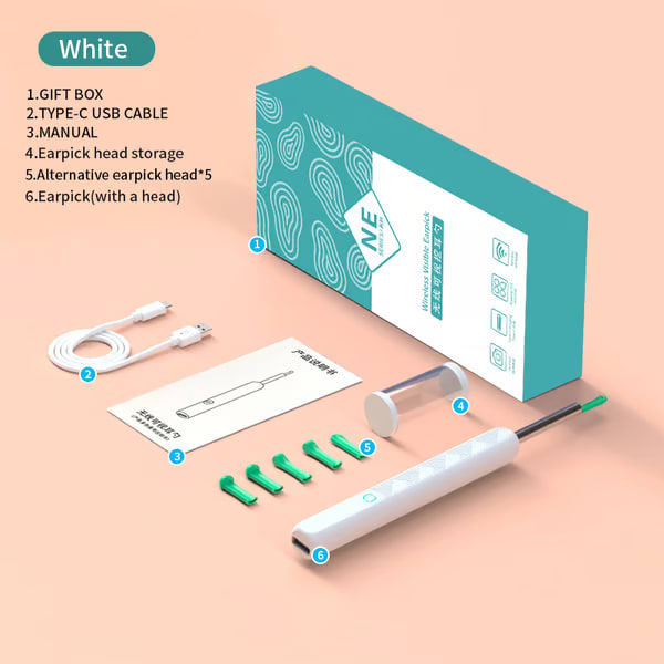 HD vizuální čistič uší | EARSCAN