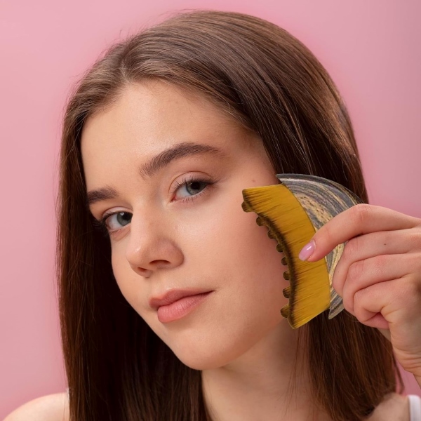 Kartáč na lymfatickou masáž obličeje | DRENAGLO